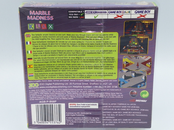 Marble Madness & Klax Double Pack - NEU